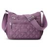 FORRICA Women's Crossbody Bag, Polyester, Large Capacity, Girls' Shoulder Bag, Stylish and Popular, with Wide Strap, Purple