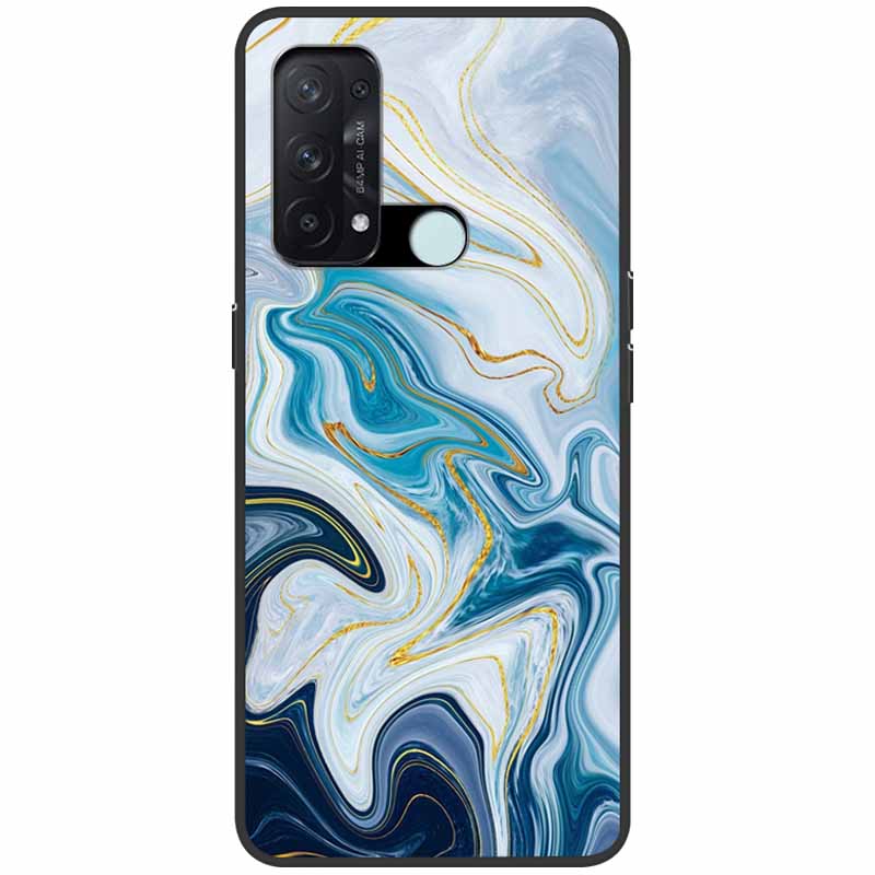 Case for Oppo Reno 5A Cover 3A A54 5G Marble Soft TPU Silicone Phone Covers for Oppo Reno5 A Case Reno3 A Reno5A Bumper Cool
