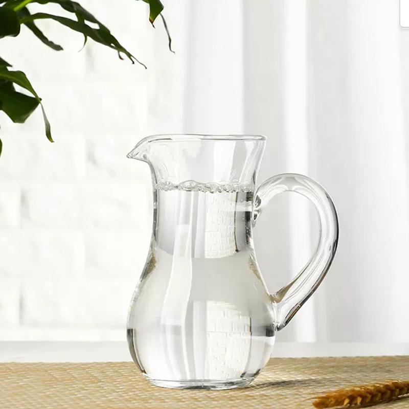 10oz 300ml Household Baijiu Dispenser Foreign Wine Jug Transparent Retro Water Dispenser Glass Wine Decanter Restaurant Utensils