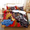 3D Print Anime Digimon Adventure Bedding Set Duvet Cover Bed Set Quilt Cover Pillowcase Comforter King Queen Size Boys Adult