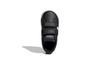 adidas Neo GRAND COURT Low Top Skateboard Shoes Black White Infant And Toddler EF0117