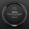Suede Leather Car Steering Wheel Cover for Mazda 2 3 5 6 Axela Atenza CX60 CX-60 CX-30 CX-5 CX-8 CX9 MX-5 BT50 Auto Accessories
