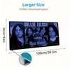 Billie Eilish Custom Name Large Size Mouse Pad Large Gaming Table Cushion Non-slip Laptop Tablet Big Mousepad XXL Mat Mini PC Playmat With Lock Edge