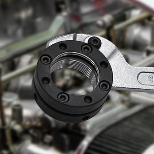 LEONTOOL Adjustable C-Spanner Hook Wrench, Rotating C-Pin Wrench, Multi-Function Adjustable, 19-51mm Round Head, CR-V Steel, Hook Lock Nut Wrench, Moo