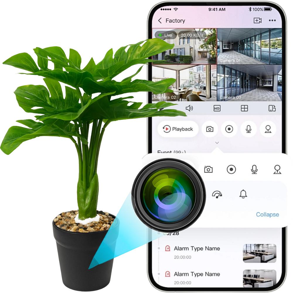 Mini cámara en la planta WF-JH53 WiFi