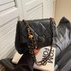 Rhombus chain bag women's summer new versatile shoulder messenger bag casual high-end small square bag