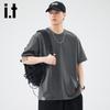Izzueit Men's Heavyweight Loose Fit Short Sleeve T-Shirt