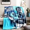 Wycombe Wanderers Football Club Theme Blanket Suitable For The Sofa Camping And Travel Made Of Soft Flannel Material An Ideal Gift For Occasions Such 
