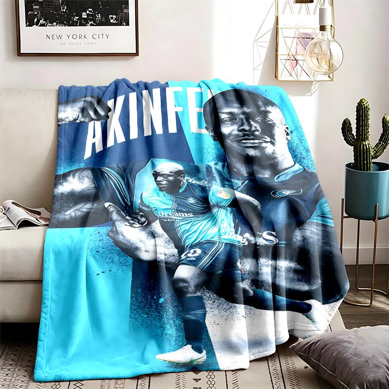 Wycombe Wanderers Football Club Theme Blanket Suitable For The Sofa Camping And Travel Made Of Soft Flannel Material An Ideal Gift For Occasions Such 