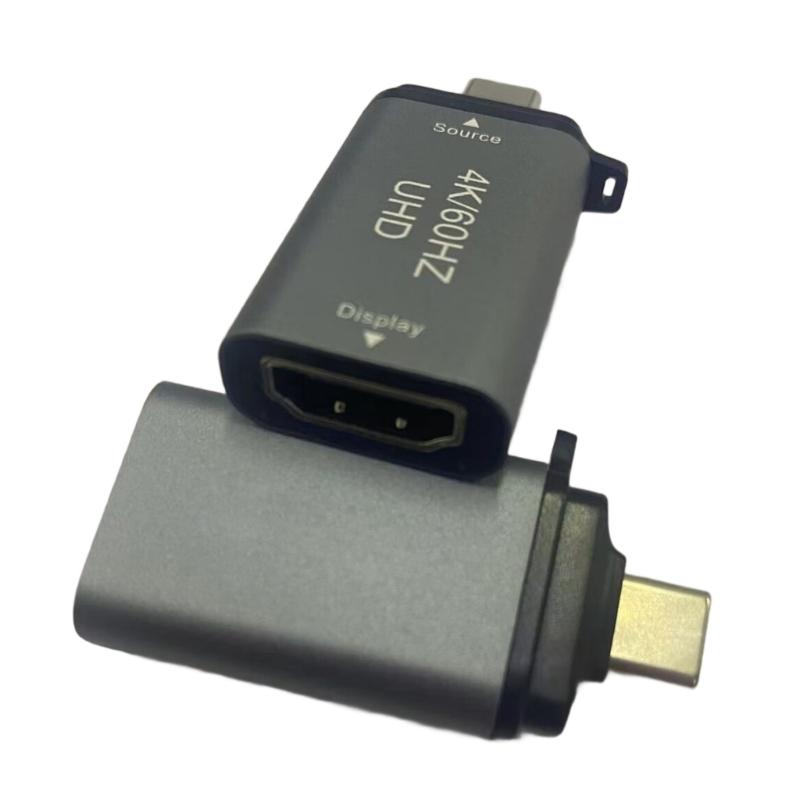 Type C High Definition Converter 4K 60Hz Resolution Pocket Size Aluminum Adapter Universal for Laptop