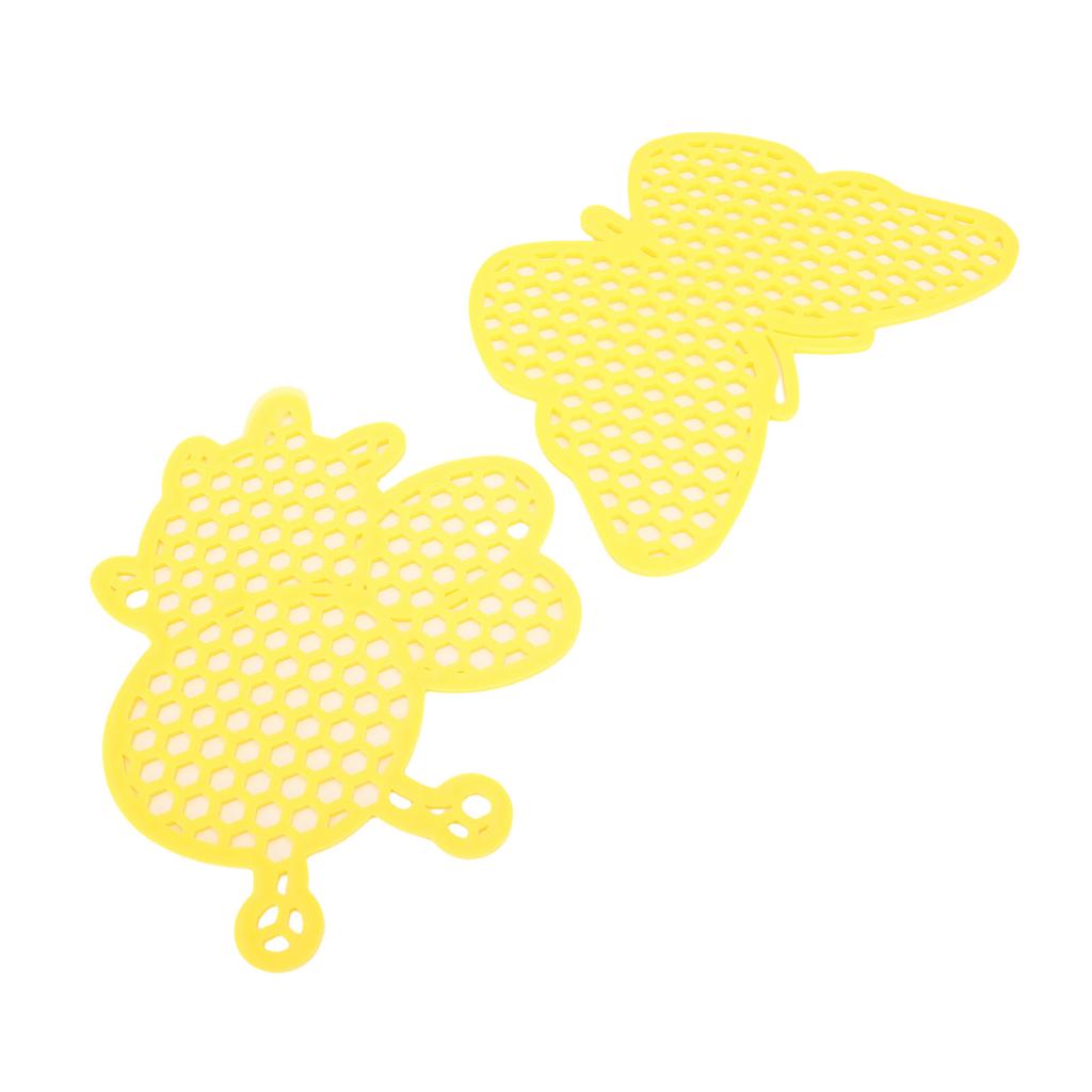2 Pcs Floating Bee Island Secure Landing Spot Decorative Floating Bee Water Station for Outdoor