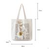Casual Shoulder Bag ,with Interior Pocket ,Zippered Anti ,Canvas Package ,Tote Reusable Handbag