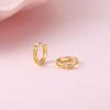Wave Hollow Ear Buckles Are Simple and Simple In Design, Cute and Playful Street Shooting Earrings Personalized Trend