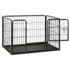 VidaXL Parc pour chiots Acier 91,5x59x61 cm