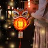 Glowing Mid-Autumn Festival Lantern Hanging Handheld Luminous Lantern Ancient Rabbit Lantern  Kids