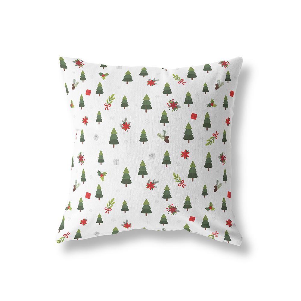 Christmas Simple Printed Polyester Pillowcase Home Decor Cushion Cover Bedroom Living Room Sofa Car Decor Pillowcase
