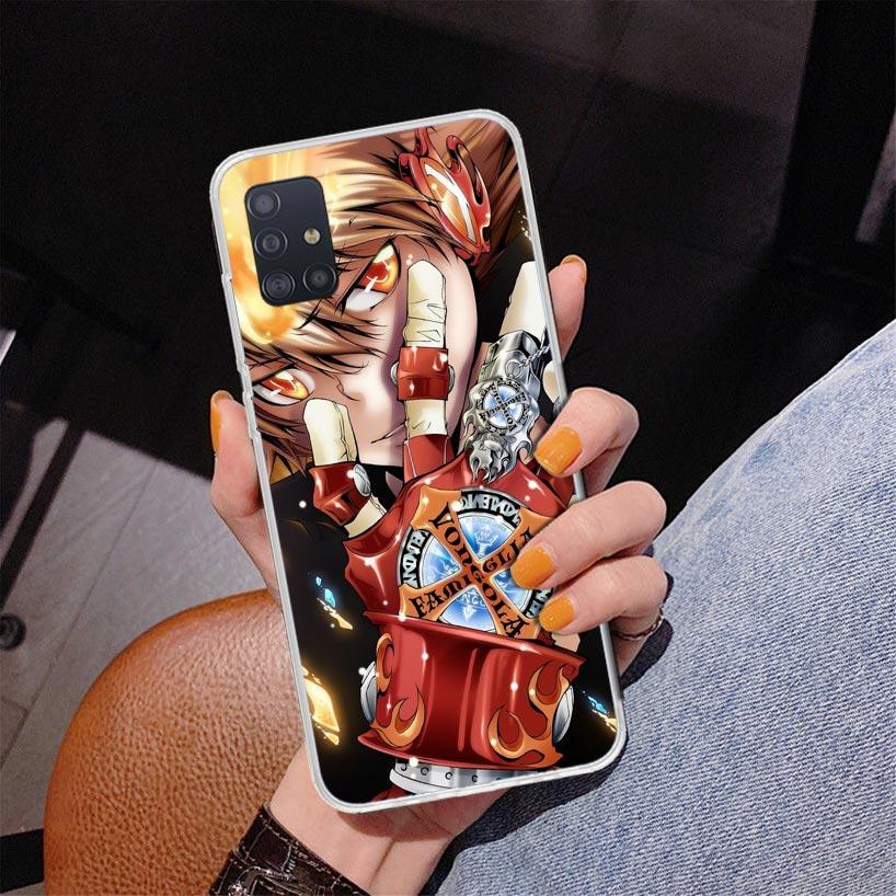 Katekyo Hitman Reborn Phone Case For Samsung Galaxy A52 A32 A22 A12 A51 A31 A50S A30S A20S A10S Note 20 Ultra 10 Plus S10 A72 A7