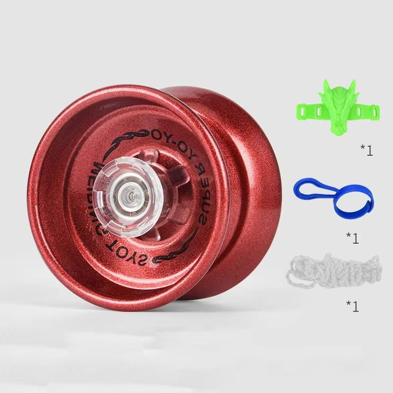 Yo-Yo 1PCS Alloy Entry-Level Freestyle Athletics Colorful Kids Gifts Fingertips