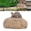 Turtle Stone Key Hider Durable Resin Cute Turtle Decor Fake Rock Key Hider Storage Box for Outside Indoor Garden Ornament