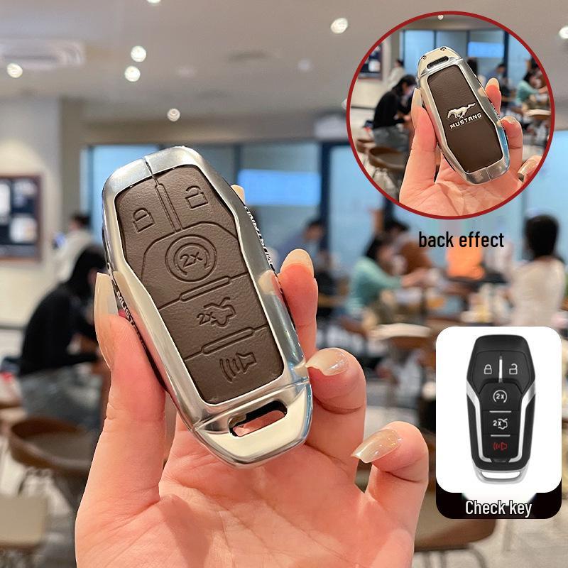 Compatible Key Case for Ford Taurus, Explorer, Mustang (2017-2018 Models)