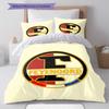 Biancheria da letto con motivo Feyenoord Decorazione per la casa Regalo di compleanno ( 1 copripiumino + 2 federe, senza imbottitura),merchandising per fan.