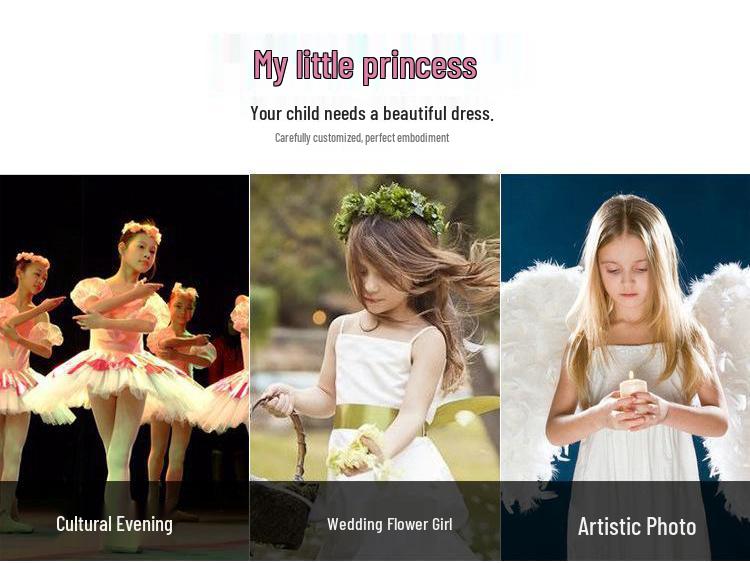 Children's Halloween Bat Princess Dress Costume - Black & Red Patchwork Puffy Skirt with Bow.