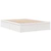 VidaXL Bed Frames White 160x200 Cm Solid Pine Wood, Bedroom Furniture, Bed Base, Wooden Bed, Bed, Double Bed 3282370