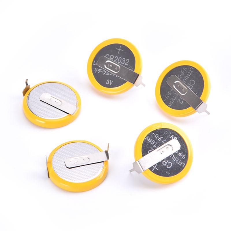 5 Stück/Los Cr2032 Lötösen Lötfuß Löten Schweißen Batterie Knopfzellen 210mAh