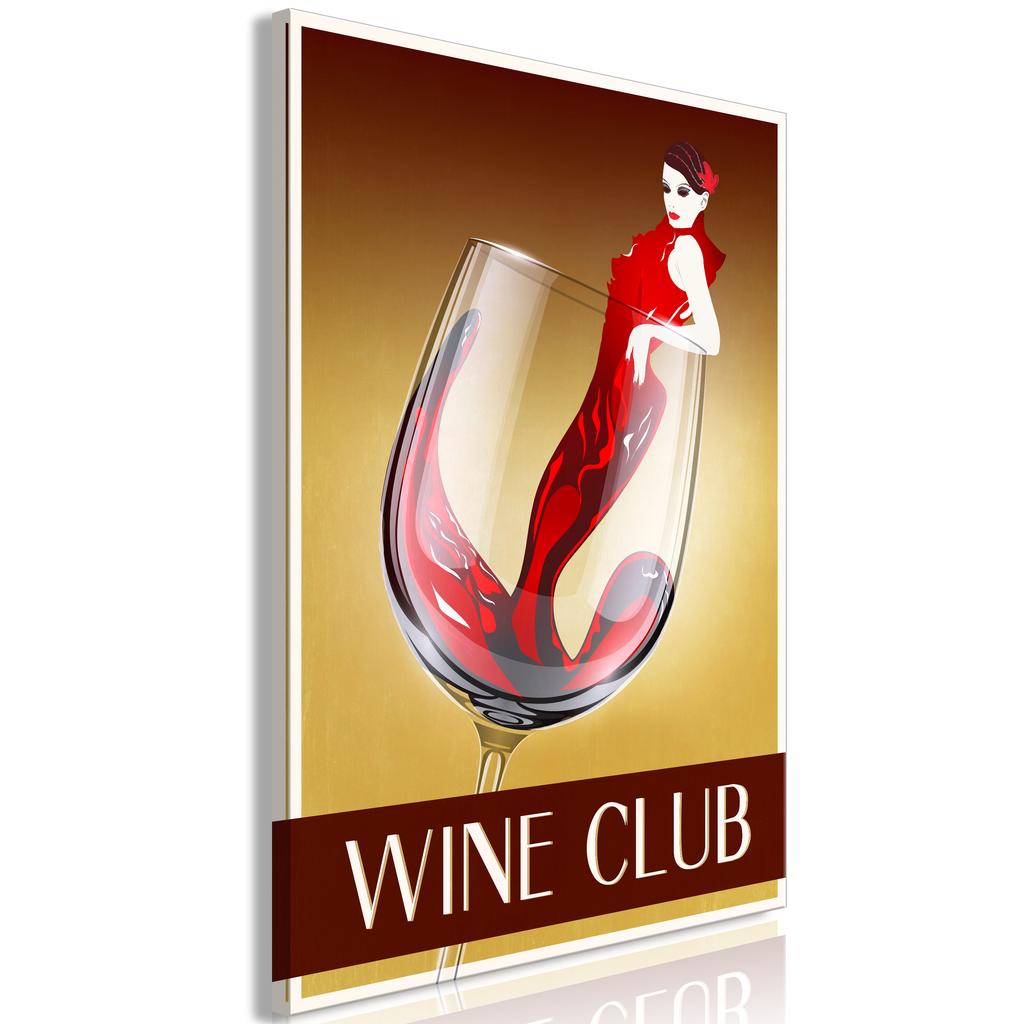 Obraz - Wine Club (1-Częściowy) Pionowy