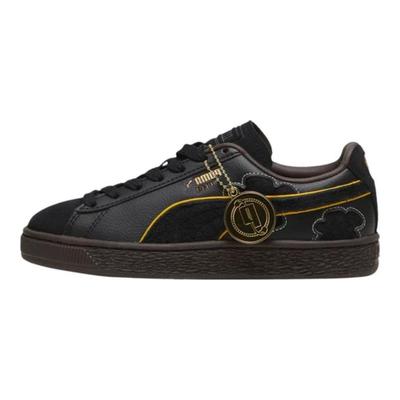One Piece x Suede Kinderschuhe Blackbeard Kindersneaker Dunkelbraun 396724-01