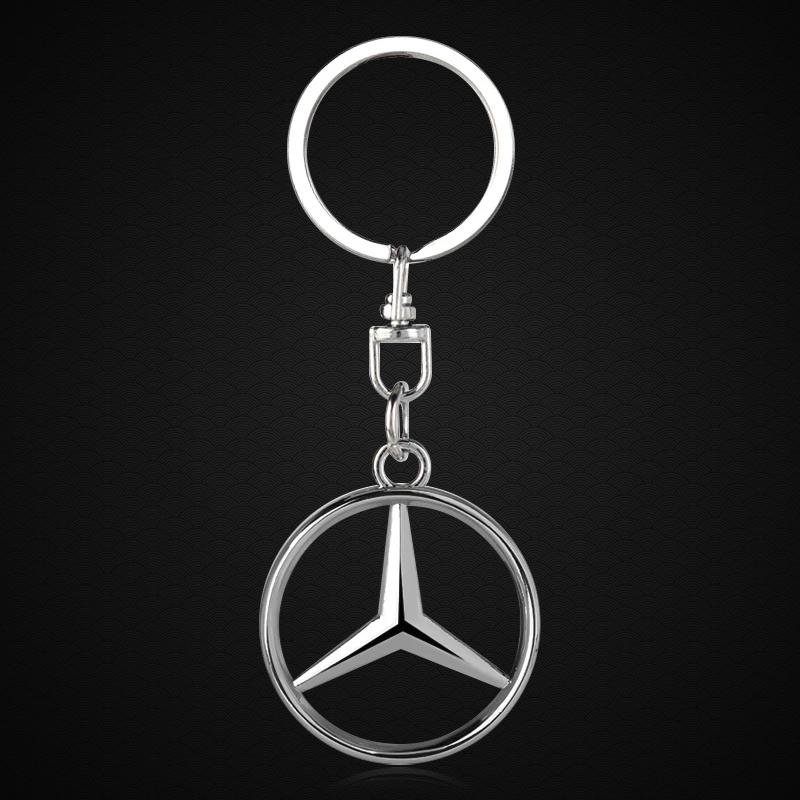 1Pcs 3D Metal Car Keychain Keyring Key Holder Couple Gifts Pendant For Mercedes-Benz V177 W247 W176 W177 W207 W203 W204 GLA GLC X253 GLK GLA Class