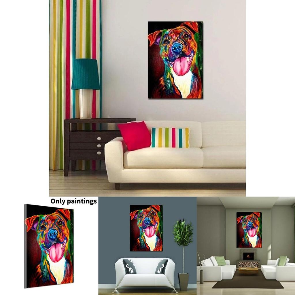 Nordic Animal Illustration On Oil Canvas For Home Interior Modern Decoration
