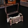 European Egyptian Retro Treasure Box Zinc Alloy Creative Storage Box Jewelry Box Ornament Flip Creative Gift Storage