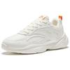 New Anta Chaobai Gz Durable Breathable Low Top Casual Shoes Women's White Orange 122348812-5