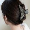 Crescent hair claw clip_Minimal black