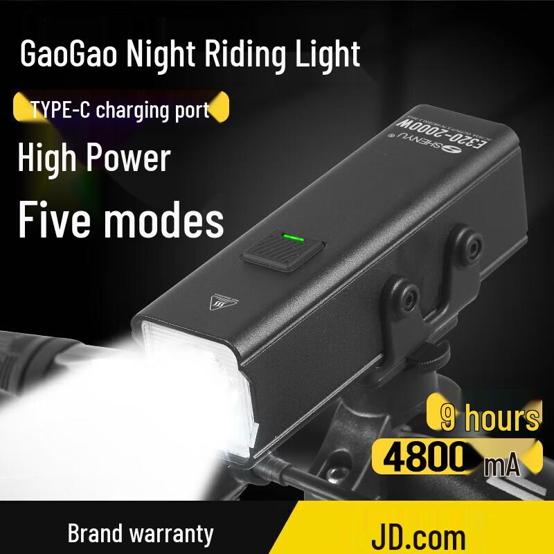 SHENYU E320 USB Rechargeable Bicycle Front Light