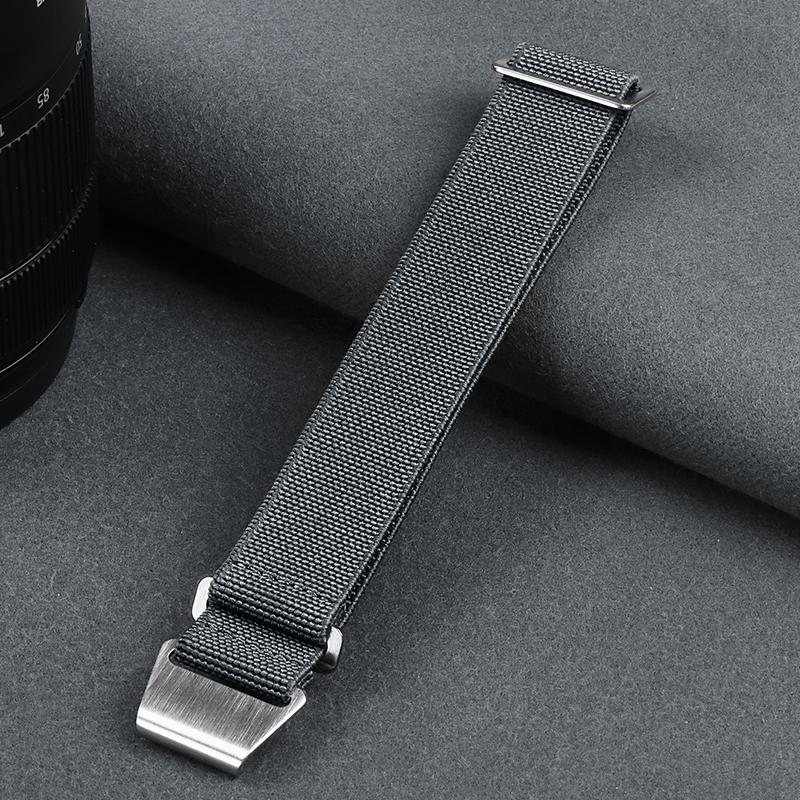 18mm 20mm 22mm Nylon Strap for Amazfit Men Bracelet for Samsung Galaxy 3 Troops Parachute Backpack Watctband Canvas Nylon Band
