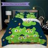 Doolingo-inspired Pattern Bedding,Quilt Set Quilt Cover Pillowcase Home Birthday Gift (1*duvet cover+2*pillowcase,without core)XSJT0917295
