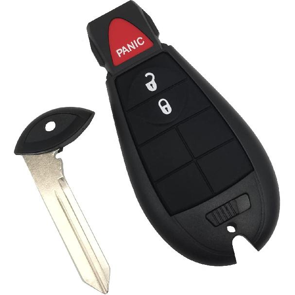 Replacement Keyless Entry Remote Key Fob Shell Case Fit for 2013-2018 Dodge Ram Truck 1500 2500 3500 GQ4-53T 56046953 (1)