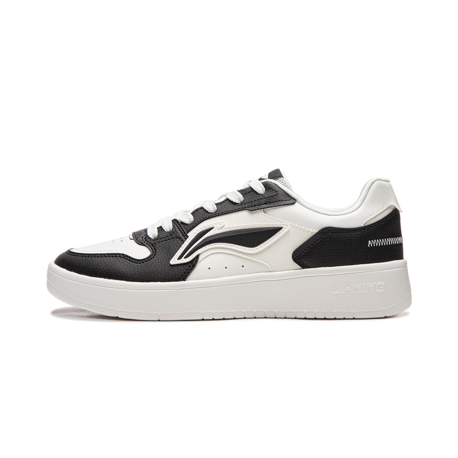Li Ning Floating Boat Low top Skateboard Shoes Men s White Black AGCW209-3 39