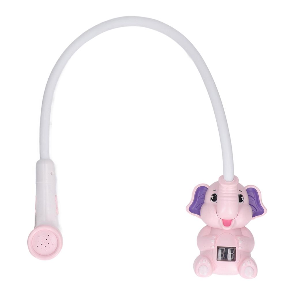 Babybadewanne Duschkopf mit Thermometer Tierförmiges IPX7 wasserdichtes flexibles Schlauch-Wassersprühspielzeug