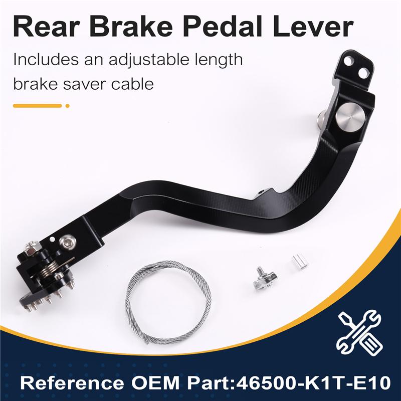 NEW-Adjustable Length Rear Brake Lever Pedal Forged CNC For Honda CRF250L/LS/Rally 2025-2025