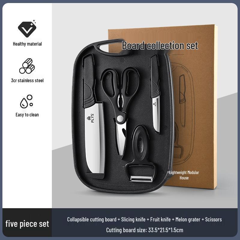 Portable Baby Toddler Food Prep Set: Knife & Cutting Board Combo