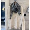 NINA SOLOR Wool & Cashmere Blend Square Scarf