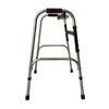 Foldable Stainless Steel Walker with Seat for Elderly - Outdoor, Pushable, Four-Wheel Cane