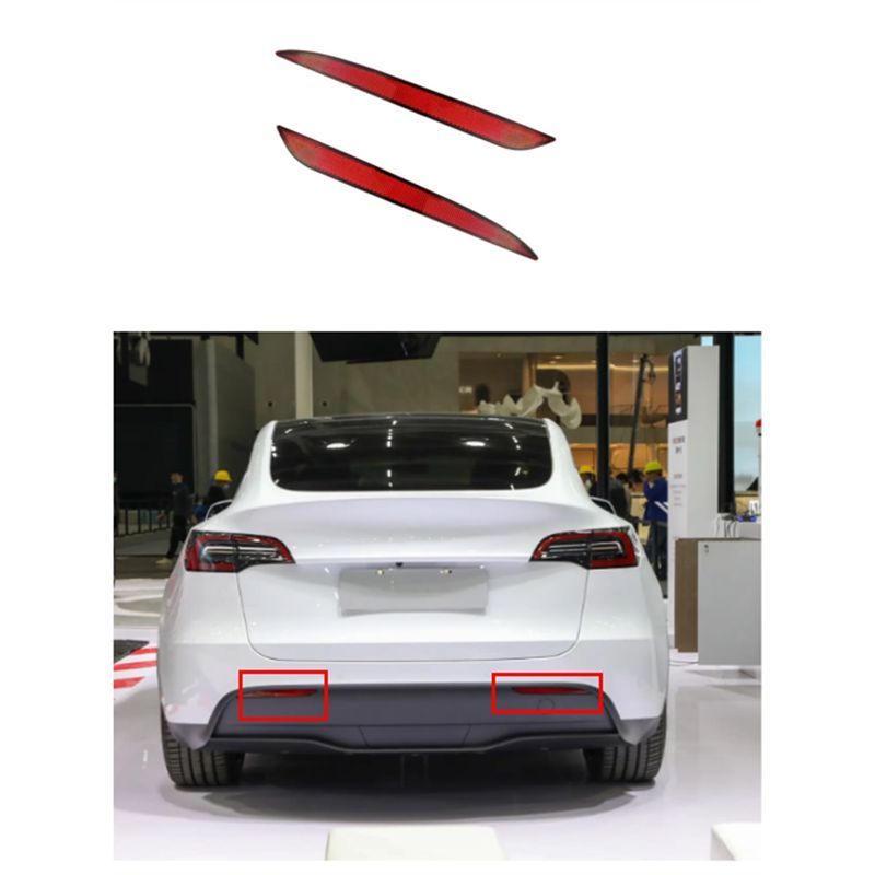 Car Tail Lamp Brake Light Rear Bumper Reflector Warming Lamp