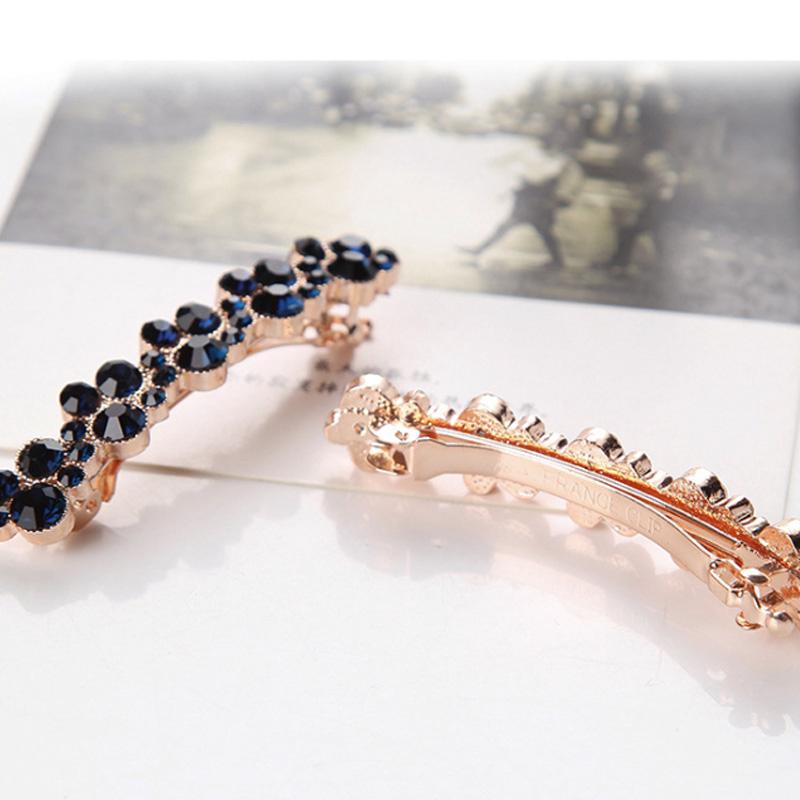 Barrettes en perles de cristal pour femmes, 1 pièce, mode élégante, pince à cheveux pour filles, accessoires pour cheveux