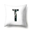 Polyester Pillowcase Flower Decoration Home 26 English Letter Printing Pillowcase Car Cushion Cover