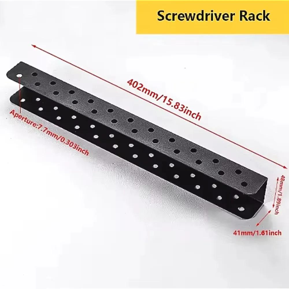 1Pcs New Workshop Accessory Pliers Holder Hand Tool Wall Mounted Screwdriver Wall Rack Steel Hammer Plier Tool Storage Organizer