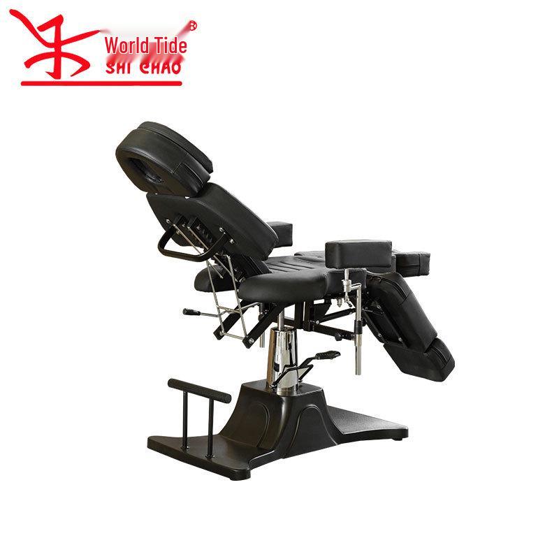Multifunctional Tattoo & Embroidery Chair with Rotating Armrests